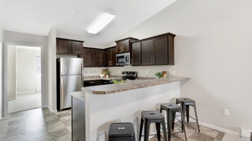 Copperleaf Townhomes in Mitchell, SD - Kitchen Seating 2025