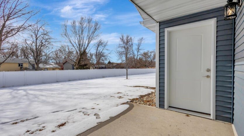 Copperleaf Townhomes in Mitchell, SD - Back Patio 2 2025