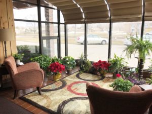 Courtyard Apartments in Huron, SD - Community Sun Room