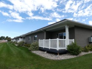 Evergreen Townhomes in Madison, SD - Deck