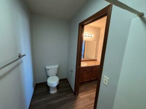 Ideal Twinhomes in Brookings, SD - Upstairs Bathroom Toilet Floorplan C