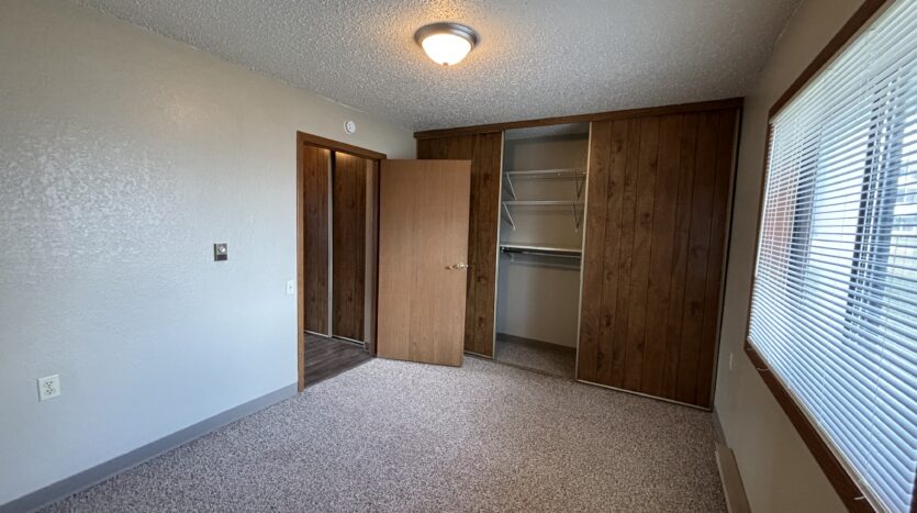 Lakota Village Townhomes in Brookings, SD - Unit 1001 Bedroom 2 Closet