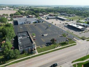 Village Square Mall in Brookings, SD - July 2023 Drone 2