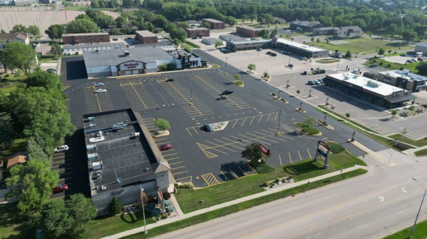 Village Square Mall in Brookings, SD - July 2023 Drone 2