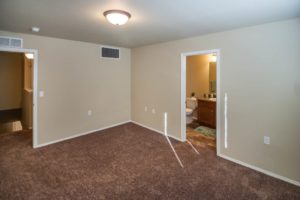 Lake Area Townhomes in Madison, SD - Bedroom with Master Bath