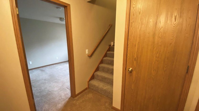 Springwood Townhomes in Watertown, SD - Lower Level Hallway