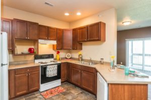 Mills Ridge Apartments in Brookings, SD - Style C Kitchen2