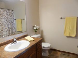Ideal Twinhomes in Brookings, SD - Upstairs Bathroom Floor Plan B