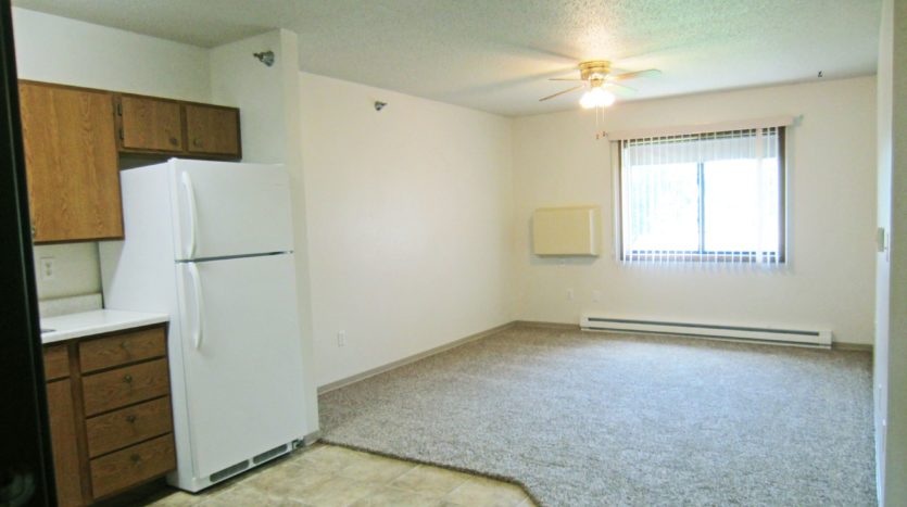 Sunrise Apartments in Yankton, SD - View to Living Room