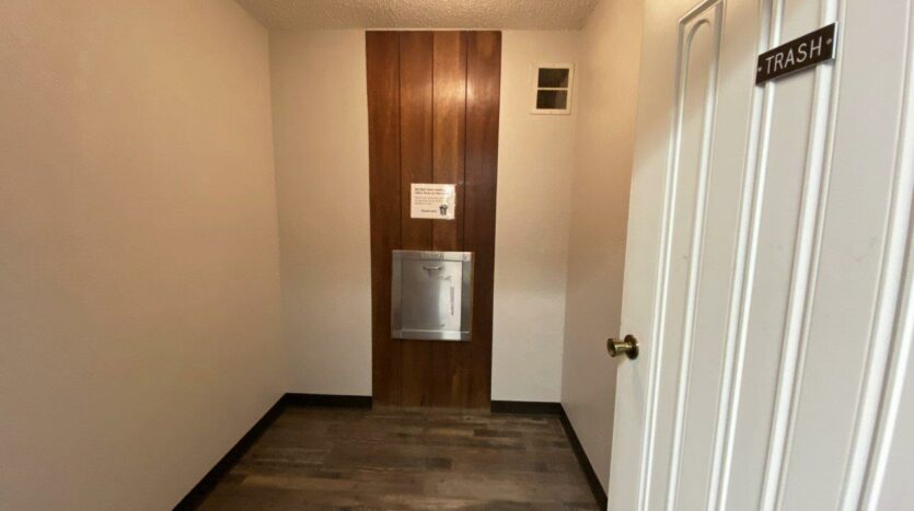 orkshire Apartments in Brookings, SD - Trash Chute