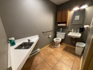 Park East Professional Offices in Brookings, SD - Meyer Ortho Bathroom