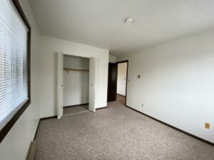 Clairview Apartments in Brookings, SD - 2 Bedroom Apartment Bedroom 1 Closet