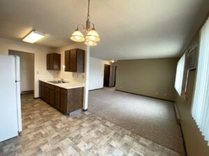 Clairview Apartments in Brookings, SD - 2 Bedroom Apartment Living Area