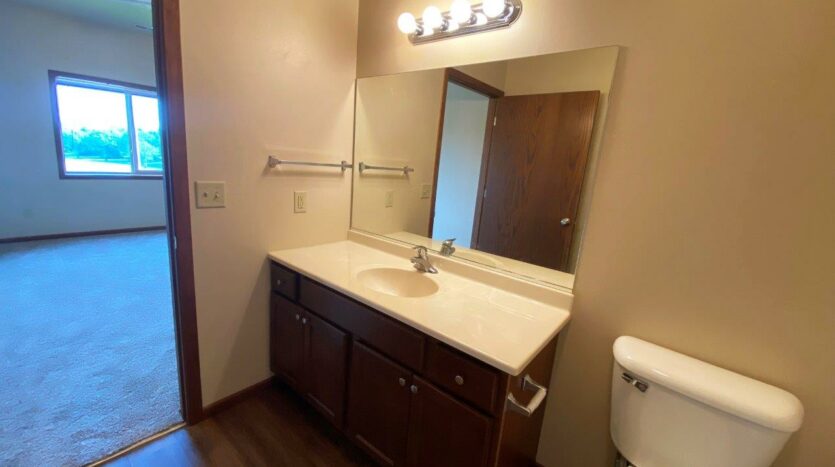 Mills Ridge Apartments in Brookings, SD - Style A Bedroom 2 Attached Bathroom Vanity
