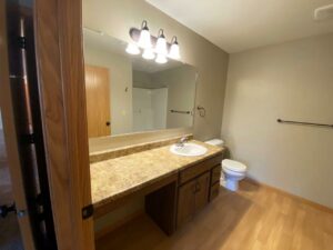Tiyata Place Apartments in Brookings, SD - Master Bathroom Vanity