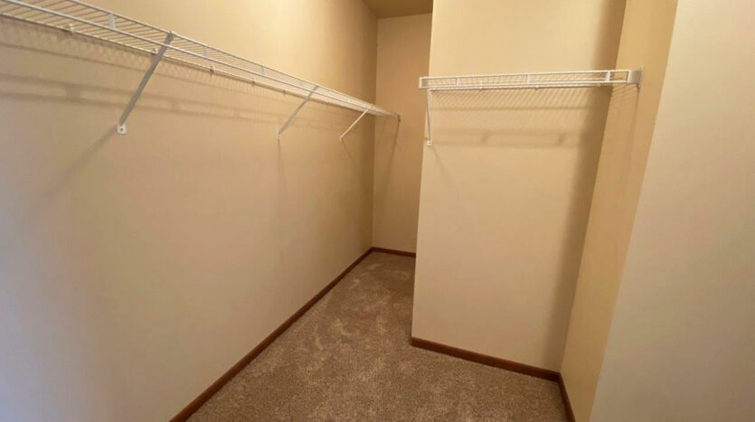 Mills Ridge Apartments in Brookings, SD - Style A Bedroom 2 Walk-In Closest2