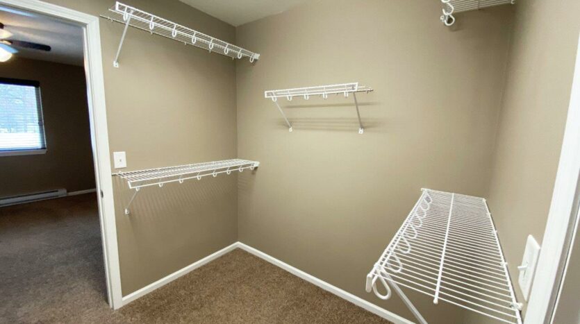 Copperleaf Townhomes in Mitchell, SD - Master Closet