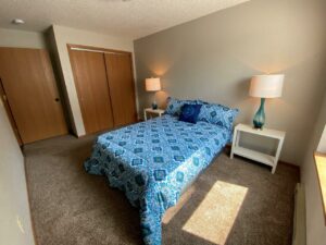 Campus View Apartments in Brookings, SD - Furnished Bedroom