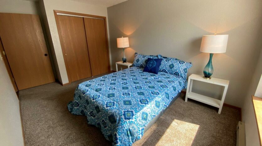 Campus View Apartments in Brookings, SD - Furnished Bedroom