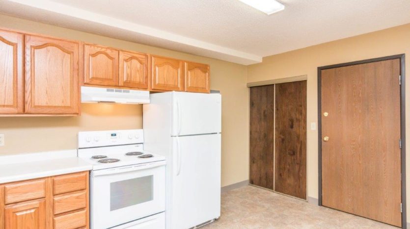 Village Square Apartments in Brookings, SD - Kitchen with Extra Storage