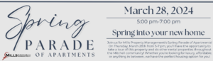 spring parade of apartments - website banner