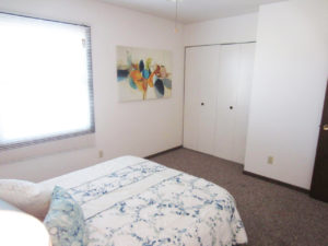Palace Apartments & Townhomes in Mitchell, SD - 2 Bedroom Apartment Bedroom 1 Closet
