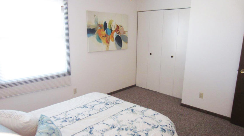 Palace Apartments & Townhomes in Mitchell, SD - 2 Bedroom Apartment Bedroom 1 Closet