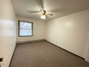 Palace Apartments & Townhomes in Mitchell, SD - 1 Bedroom Apartment Bedroom