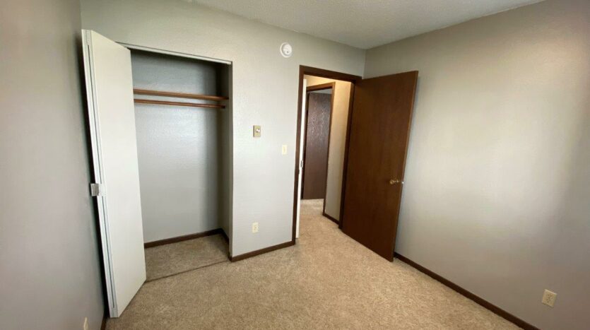 Northland Court Apartments in Mitchell, SD - Alternative 2 Bed Bedroom 2 Closet