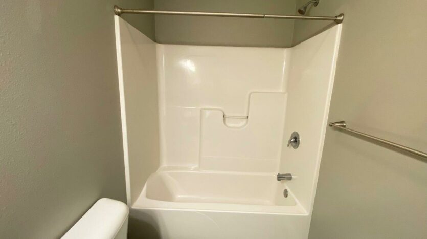 Farmstead in White, SD - Guest Bathroom Bathtub and Shower