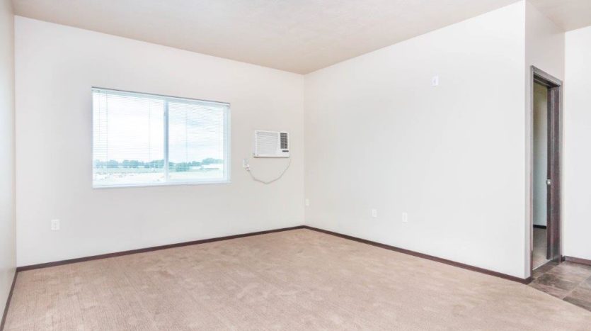 Edgerton Apartments in Mitchell, SD-2Bed 1Bath-Living Room View