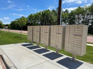 Edgerton Place Apartments in Mitchell, SD - Mail Boxes
