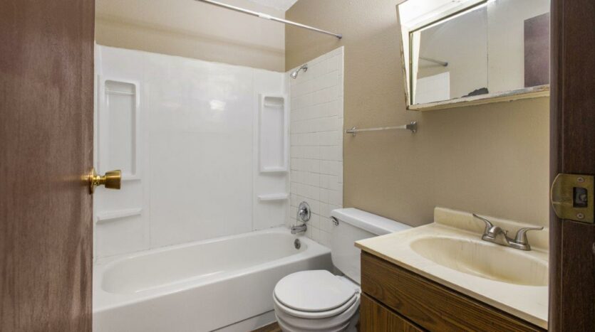 Eastview Apartments in Watertown, SD - Larger 2 Bedroom Bathroom