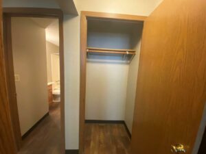 Prairie Circle Apartments in Brookings, SD - Lower Level Apartment Linen Closet