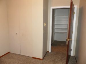 Hill Center Apartments in Salem, SD - Bedroom 1 Closet (Two Bedroom Apartment)