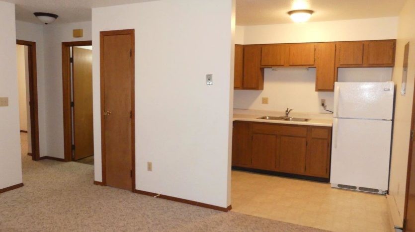 Southtown Apartments in Salem, SD - Living Room/Kitchen