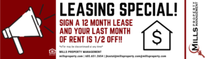 hill center leasing special 04/25