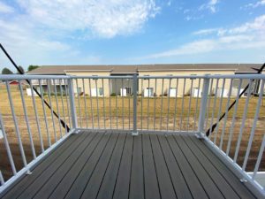 Lake Area Townhomes Phase IIB in Madison, SD - 1 Bedroom Deck