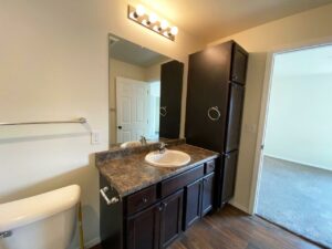 Lake Area Townhomes Phase II in Madison, SD - Floor Plan Bathroom Vanity