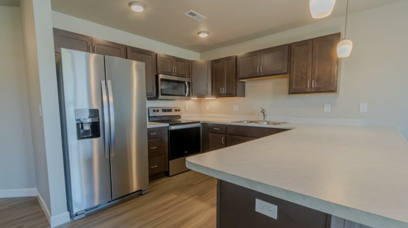 Fox Run Townhomes in Yankton, SD - 2 Bed Lower Level Kitchen