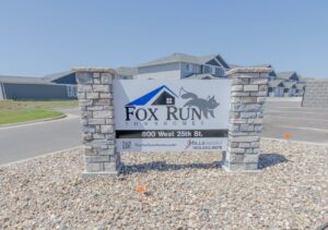 Fox Run Townhomes in Yankton, SD - Property Sign