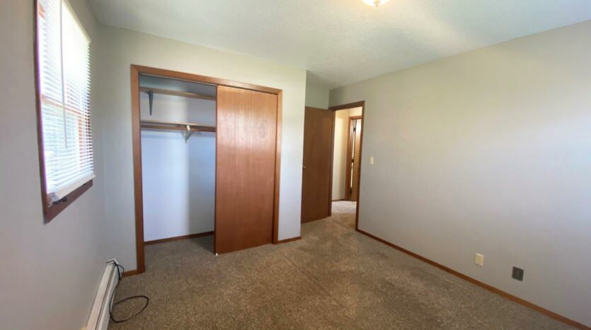 Bluestem Apartments in Canistota, SD - 2 Bedroom Apartment Bedroom 1 Closet