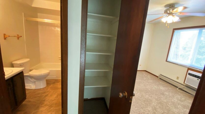 Heritage Apartments in Mitchell, SD - Linen Closet