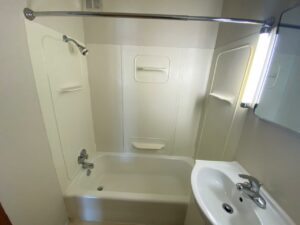 Main St. Apartments in Mitchell, SD - Studio Bathtub and Shower