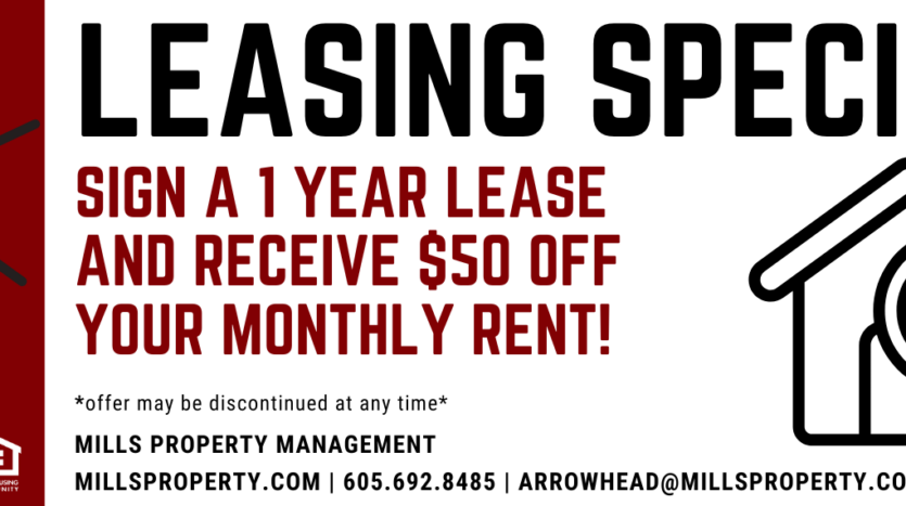 prairie house i leasing special