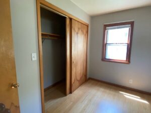 615 N Lee in Madison, SD - Downstairs Bedroom 2 Closet