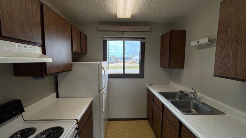 Deuel Manor Apartments in Toronto, SD - Kitchen View 1