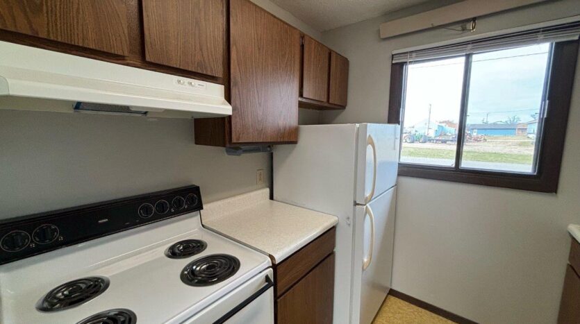 Deuel Manor Apartments in Toronto, SD - Kitchen View 3