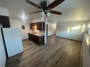 SuRa Apartments in Lake Preston, SD - Living Room/Kitchen
