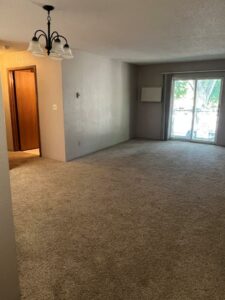 The Iron Spot in Brookings, SD - 2 Bedroom Living Room/Patio Door